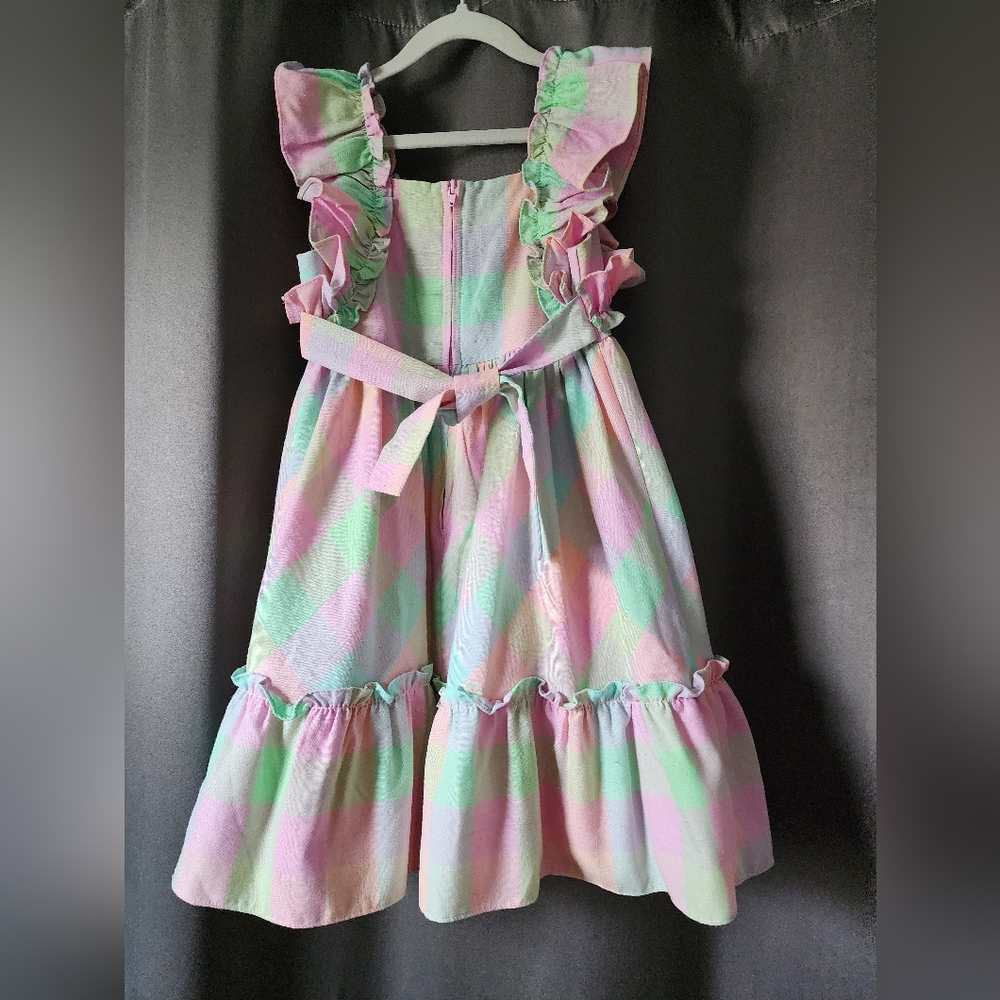EUC Pastel Ruffled Dress - PERFECT for Easter & Spring!